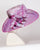 0526VGSP Virginia, sisal crown & sinamay brim, lavender/berry
