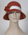 03948eypa Emily, Panama straw, scarlet with ivory