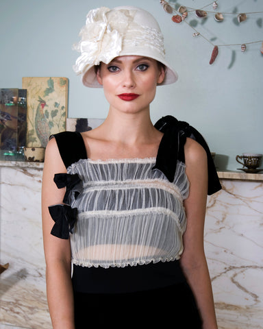 Whites, Ivories & Neutrals – tagged Louise Green Millinery Hats