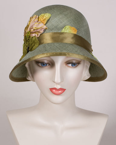 05P33 Kelly, sisal, grass - Louise Green Millinery