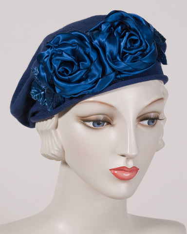 0515SBC Small Beret, navy