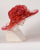 0525GCSP Grace, sisal crown/sinamay brim, scarlet