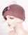 0639CCV 20's Cloche, velour, dusty rose