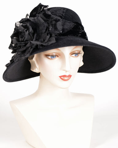 0662HLV Helena, velour, black