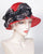 0724KNSI Karen, sisal, scarlet with black