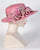 0783BRPA Boater, Panama, hot pink