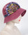 0862ADV Andrea, velour, antique rose with multi
