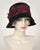 1121ADV Andrea, black with burgundy