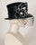 1164TPV Top Hat, black with white