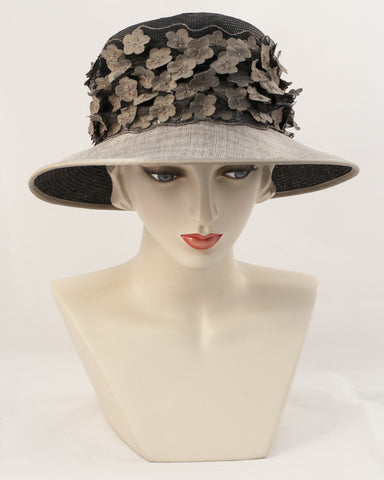 Louise Green Grey Wool Hat - Grey Hats, Accessories - WLGOR20213