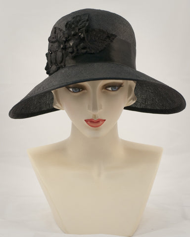 0952HLSI Helena, sisal, black
