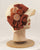 0984ADSI Andrea, sisal straw, ballet peach with rust