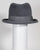 F0391 Homburg, velour finished felt, dove grey, 2" brim, Headsize 22 3/8"