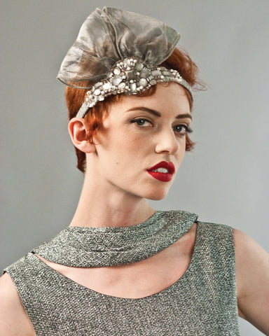 HB2156 Headband, vintage gunmetal
