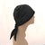 V984 Vintage: Betmar, silk covered cloche/beret, black, 22.5"