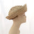 V986 Vintage: Leslie James for Bullocks Wilshire, mink braid Breton, 22"