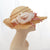 V995 Vintage: Tabrizi, Made in USA, ballet peach pleated Parisisal, 23"